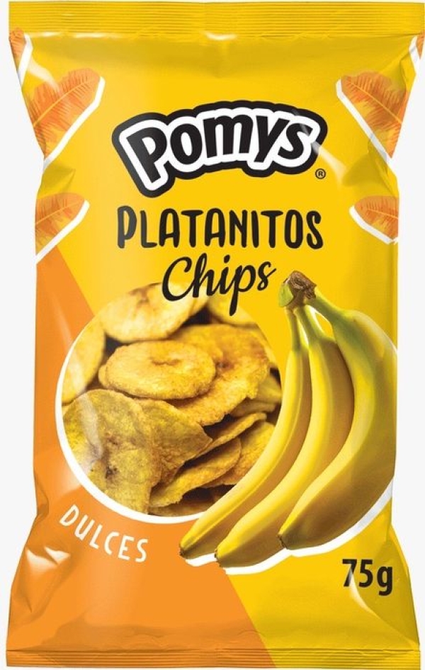 POMYS PLATANITOS CHIPS DULCE 75gr